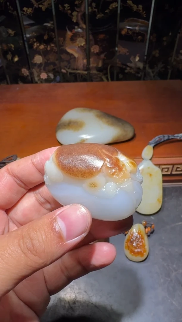 未镶嵌和田玉把件龙龟