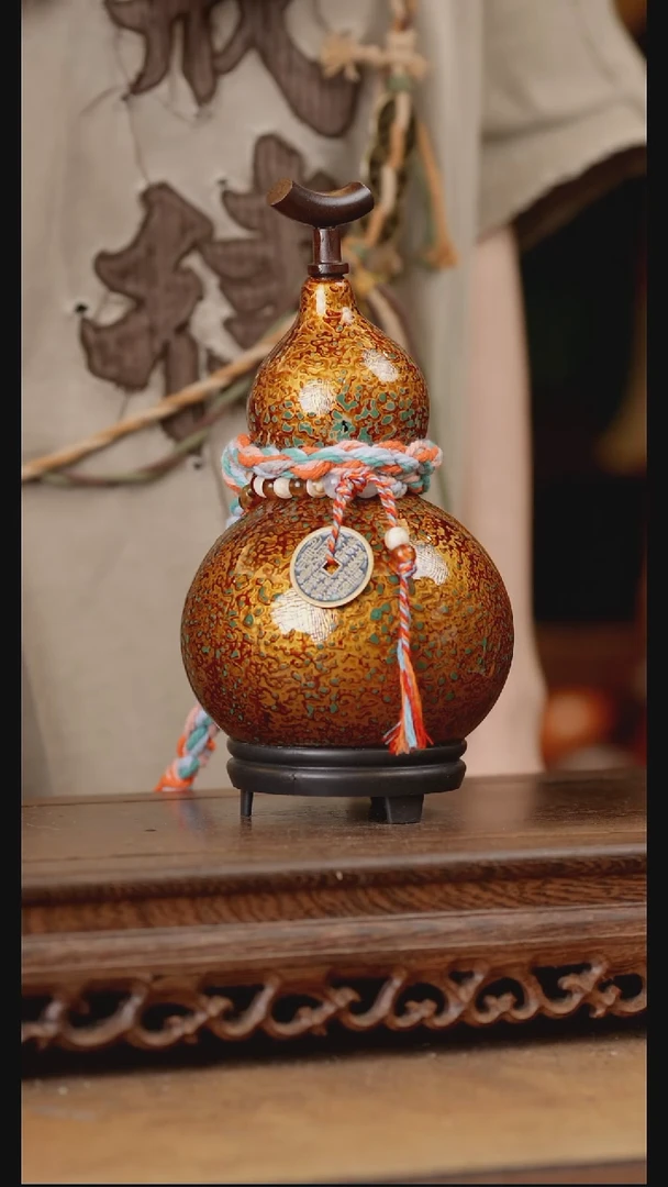 301号精品天然大漆酒葫芦一物一拍~