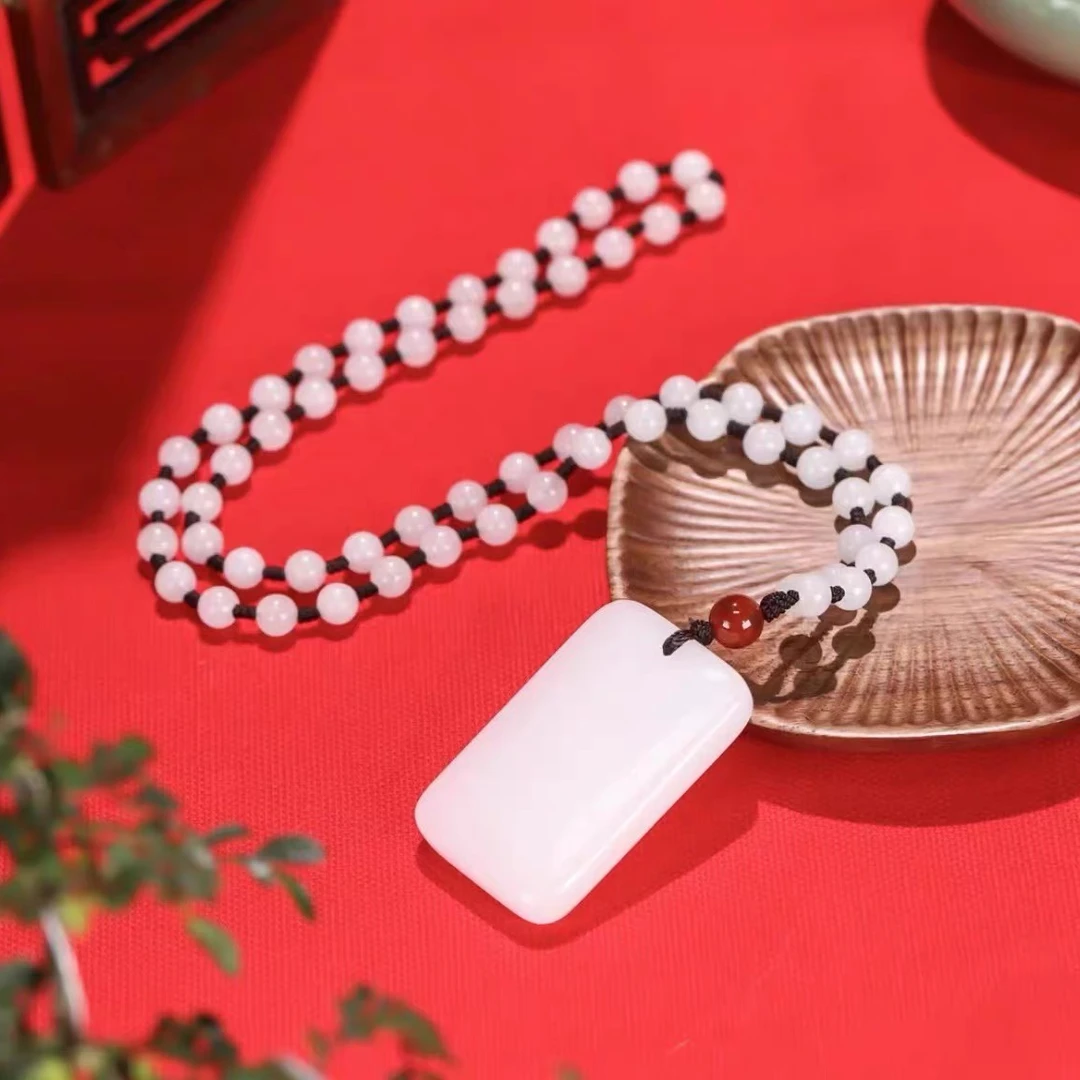 【官方甄选】玉石平安无事牌=7-002