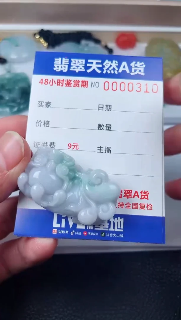 【闪购商品】翡翠颈饰未镶嵌天然翡翠玉石挂件