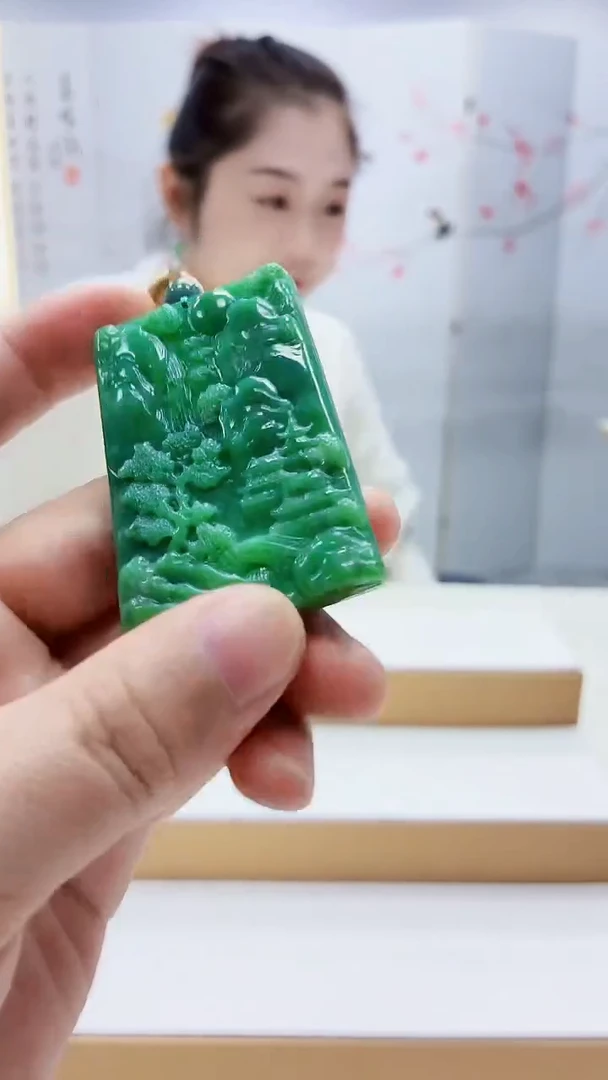 未镶嵌定制翡翠3099ty-毛货挂件109