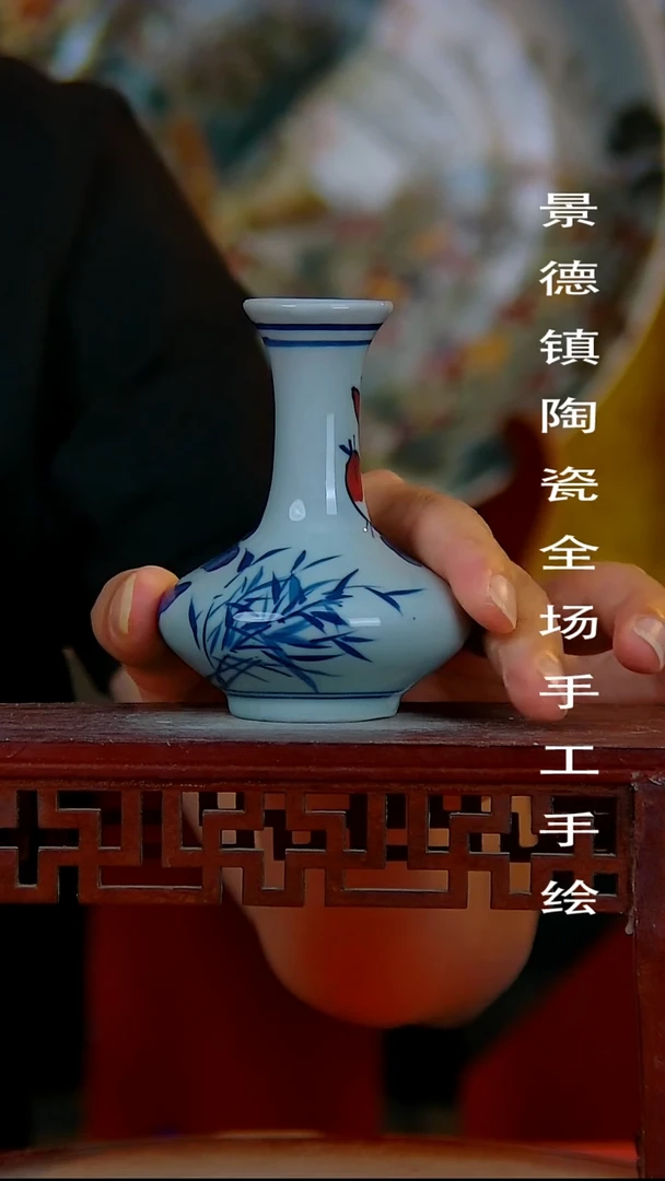 摆件景德镇陶瓷 全场手工手绘