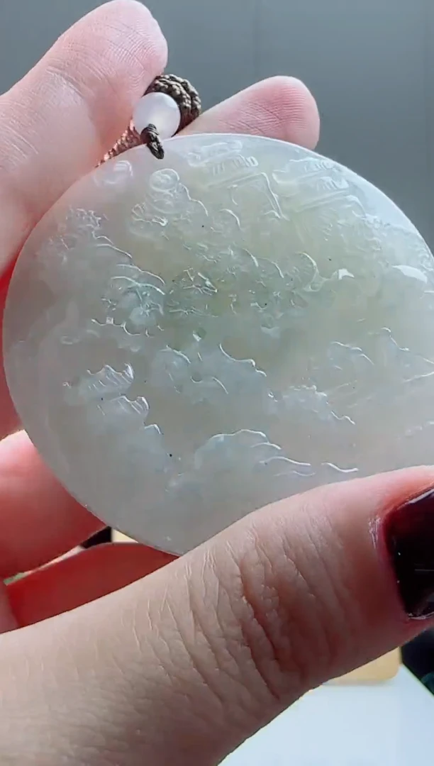 颈饰未镶嵌翡翠天然A货翡翠  多样性发其一