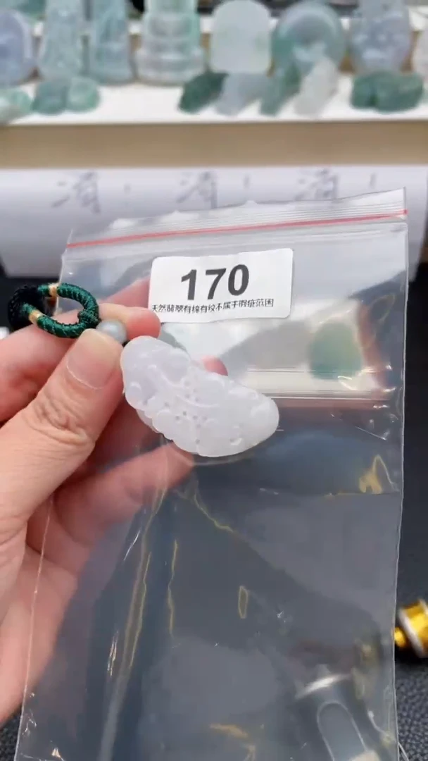 颈饰未镶嵌翡翠天然缅甸翡翠A货170