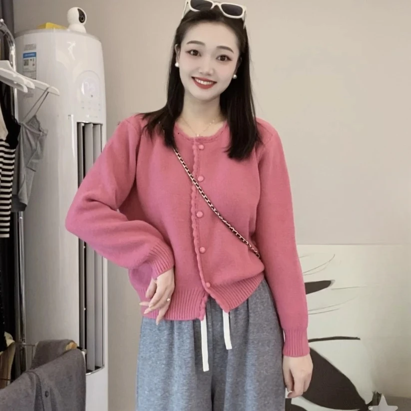 针织衫毛衣外套女2025秋季新款高级感时尚温柔小众炸街高级感女装