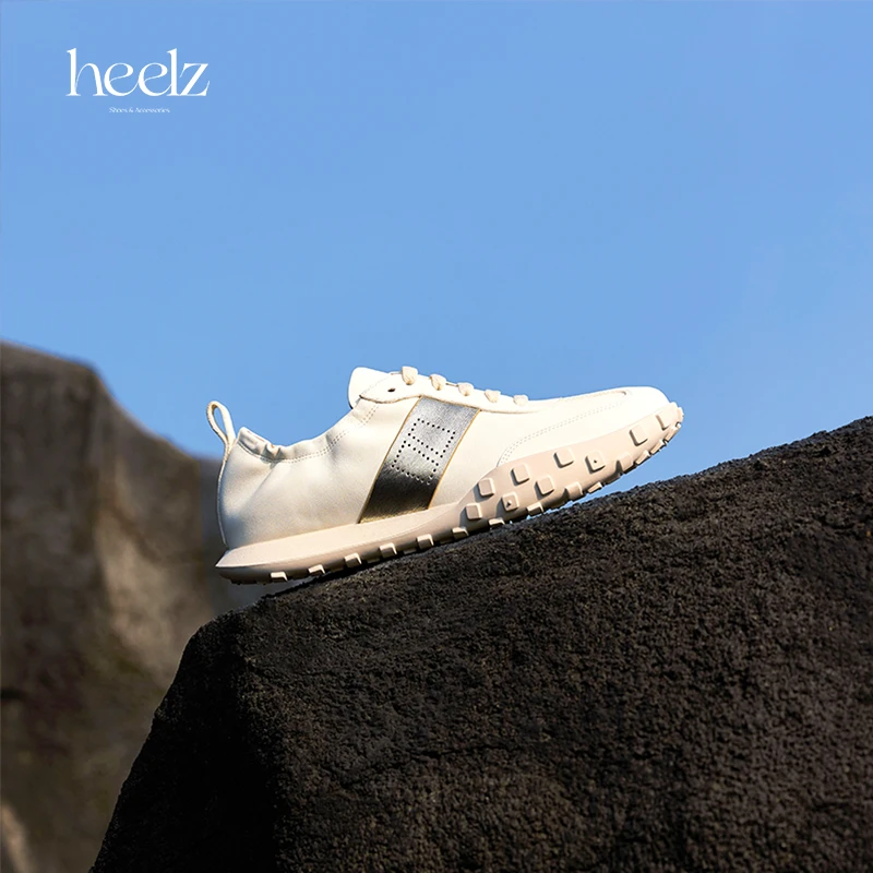 【断码福利】heelz设计师手工鞋履 ｜防污牛皮H时装运动鞋3.5公分