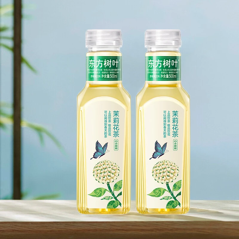 农夫山泉 东方树叶500ml瓶茉莉花茶乌龙茶大瓶无糖饮料0脂肪0卡