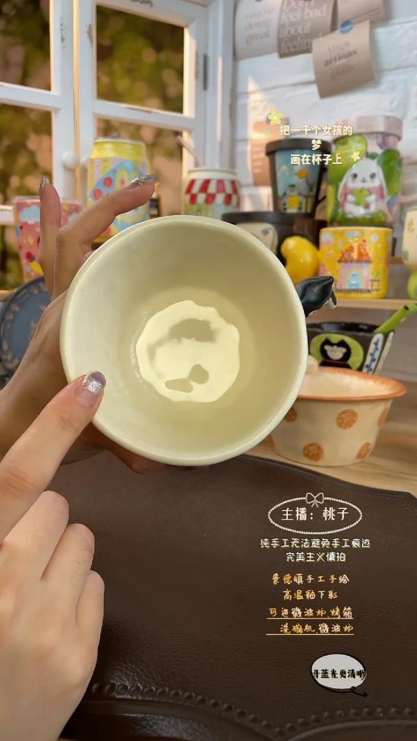 摆件景德镇创意手绘可爱设计师款文创小学生