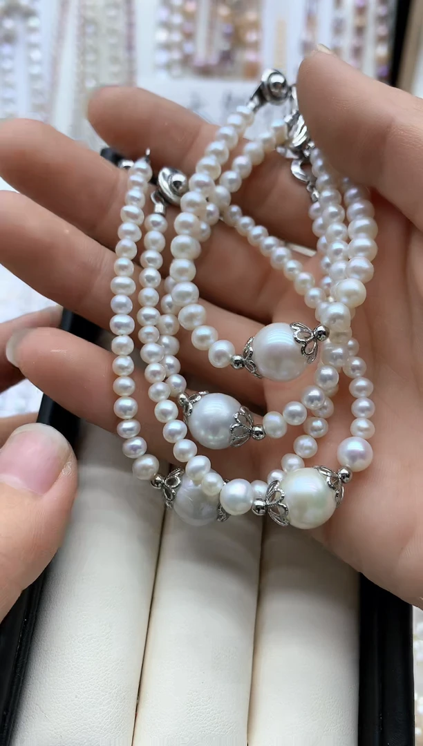 【闪购商品】淡水珍珠手链未镶嵌多样性发其一非无暇