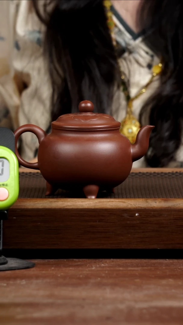 茶壶紫砂西***北四号井底槽青大彬如意330CC