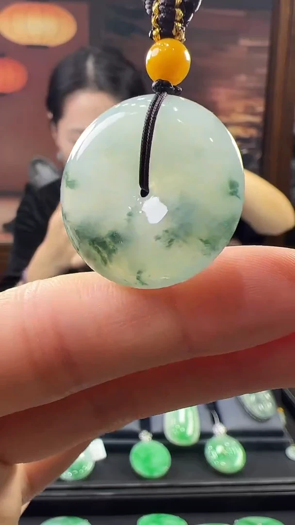 未镶嵌挂件翡翠平安扣