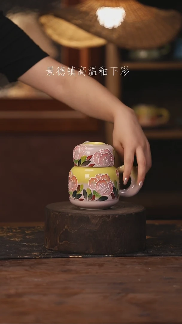景德镇高温釉下手绘陶瓷156