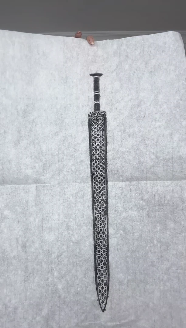 拓片越王勾践剑00000000000000