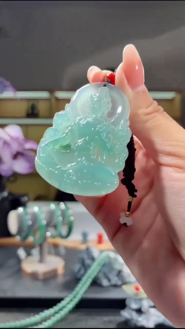 吊坠(不含链)未镶嵌翡翠度母