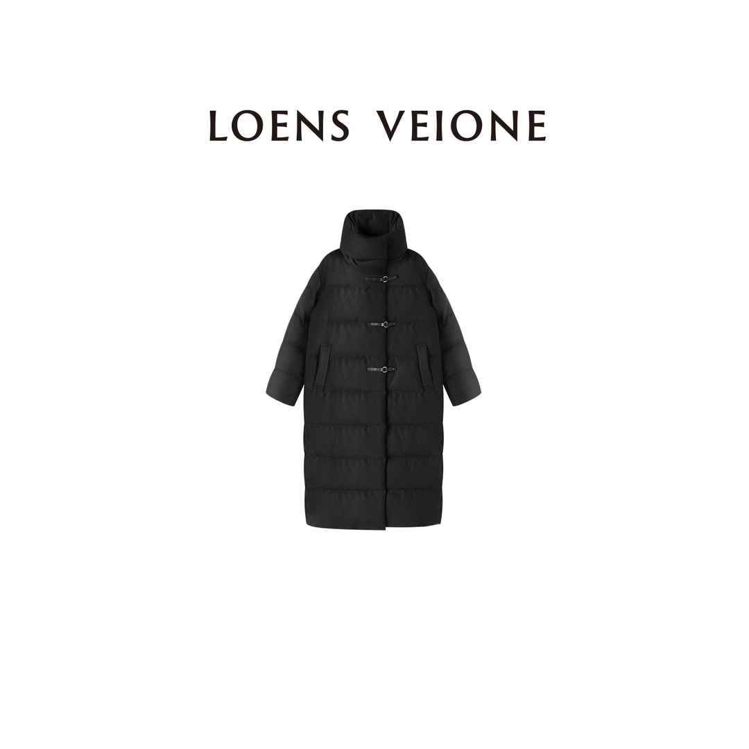 LOENS VEIONE/罗拉长款女士90%白鹅绒服24CVCM0008N