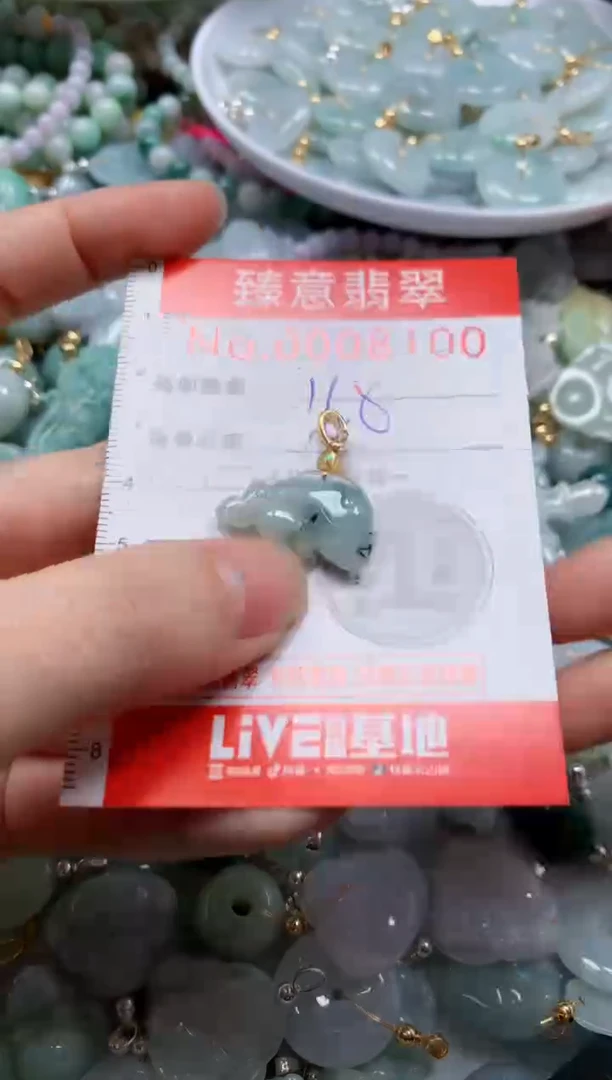 翡翠未镶嵌吊坠(不含链)8100