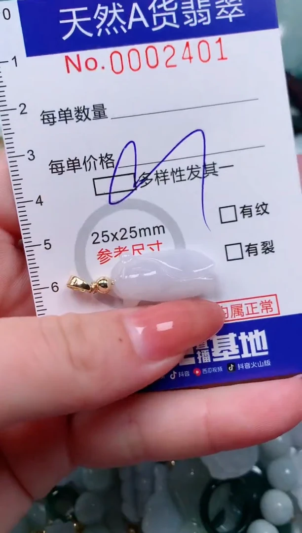 【闪购商品】翡翠颈饰未镶嵌00002401