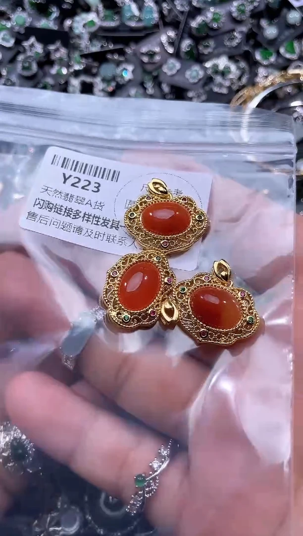 【闪购商品】翡翠颈饰未镶嵌Y223多样性发其一