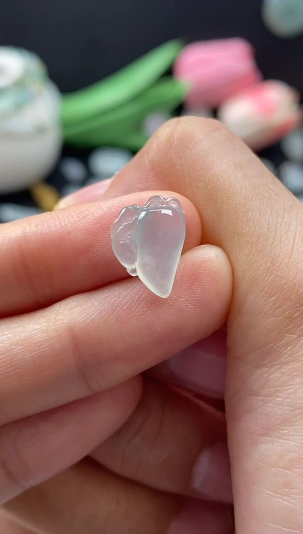 【闪购商品】翡翠颈饰未镶嵌翡翠白冰裸石