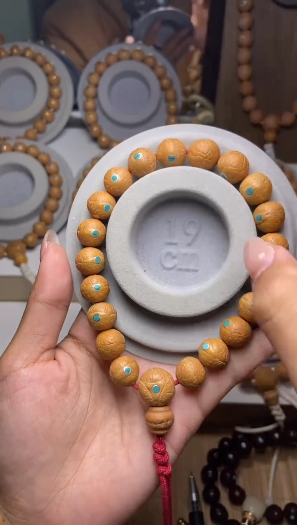 吊坠凤眼菩提学**境12凤眼手串松钉