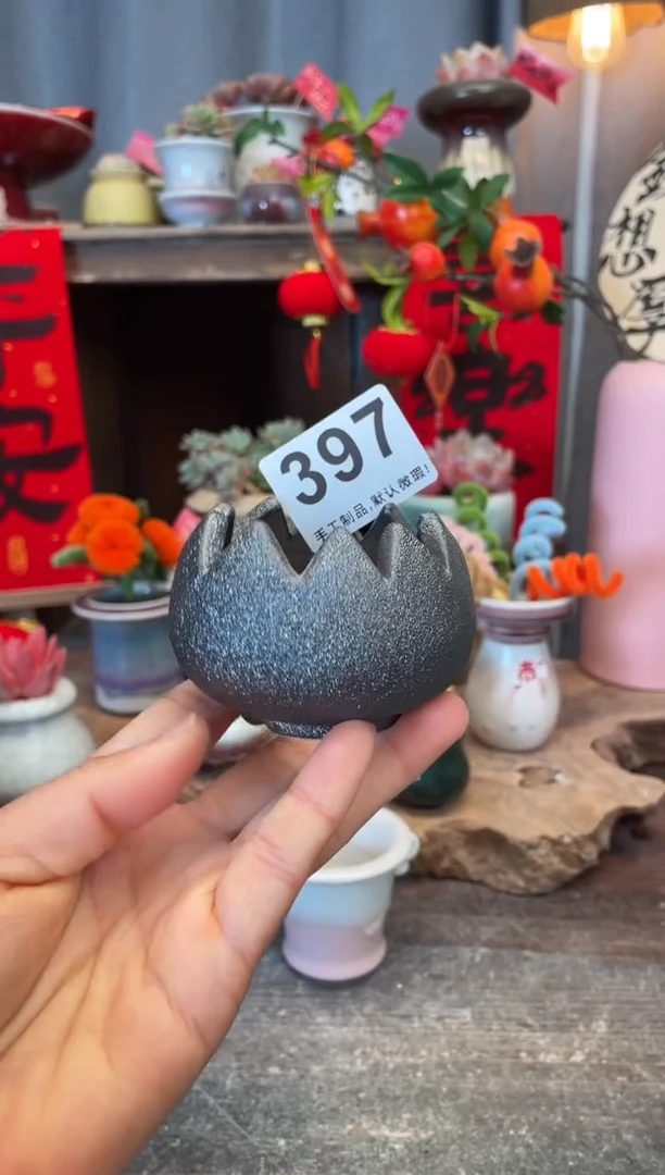【闪购商品】摆件397知木小芳花盆