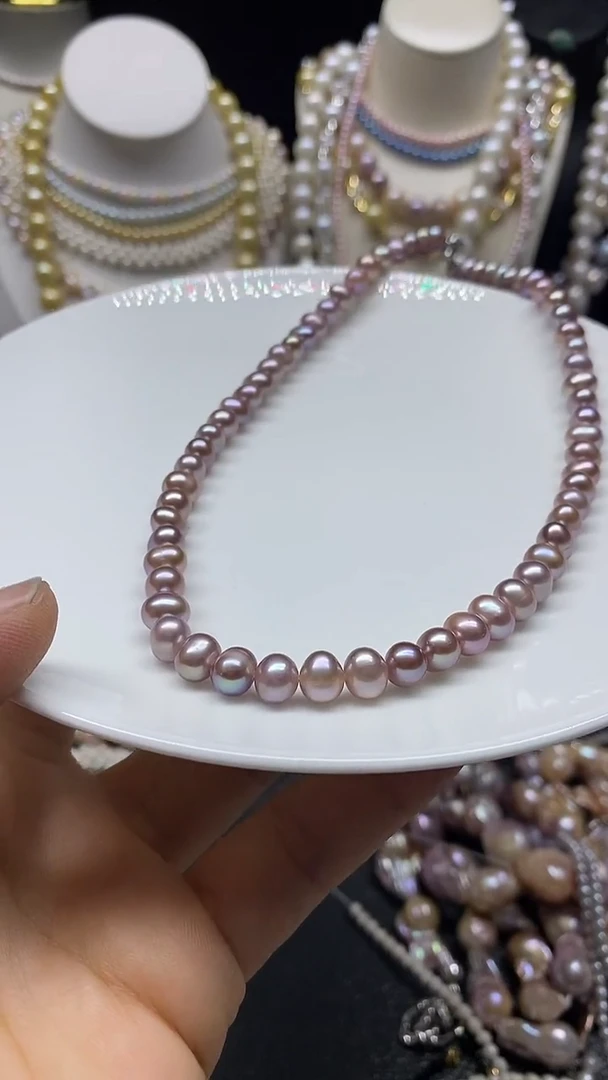 颈饰未镶嵌淡水珍珠多人