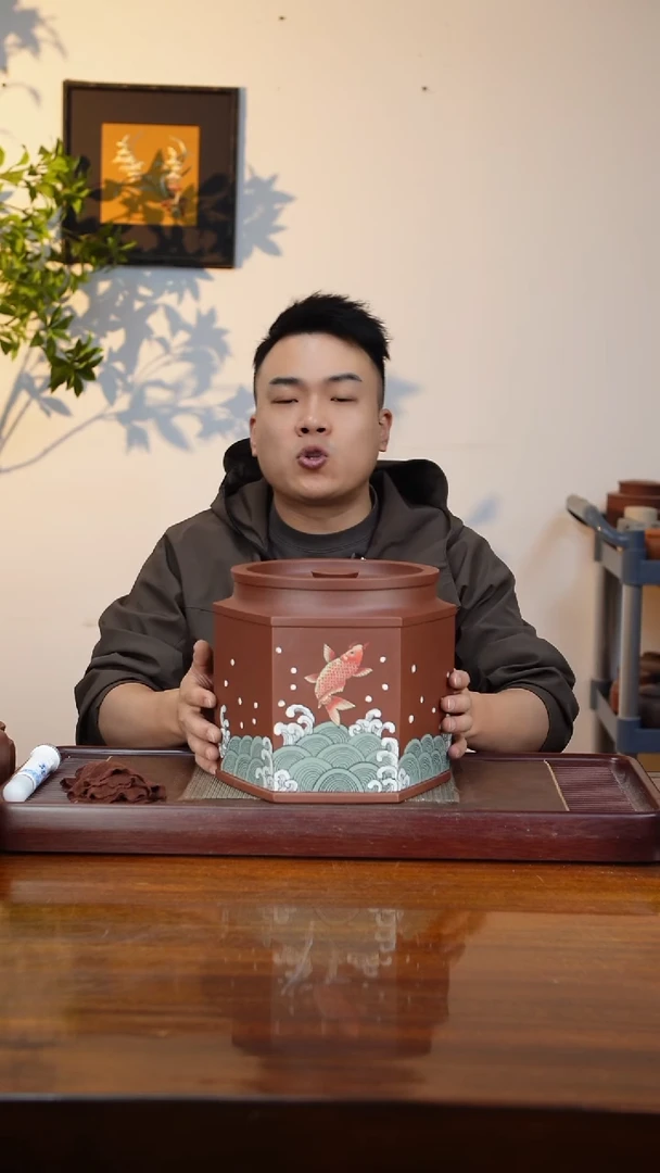 宜兴原矿紫砂茶叶罐