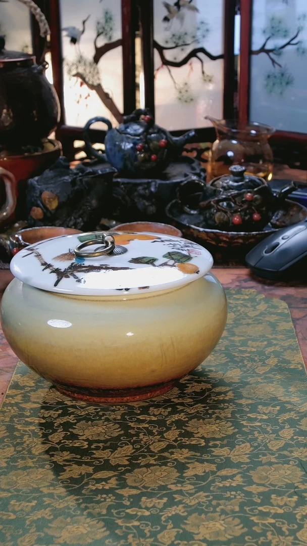 景德镇手绘茶壶茶杯