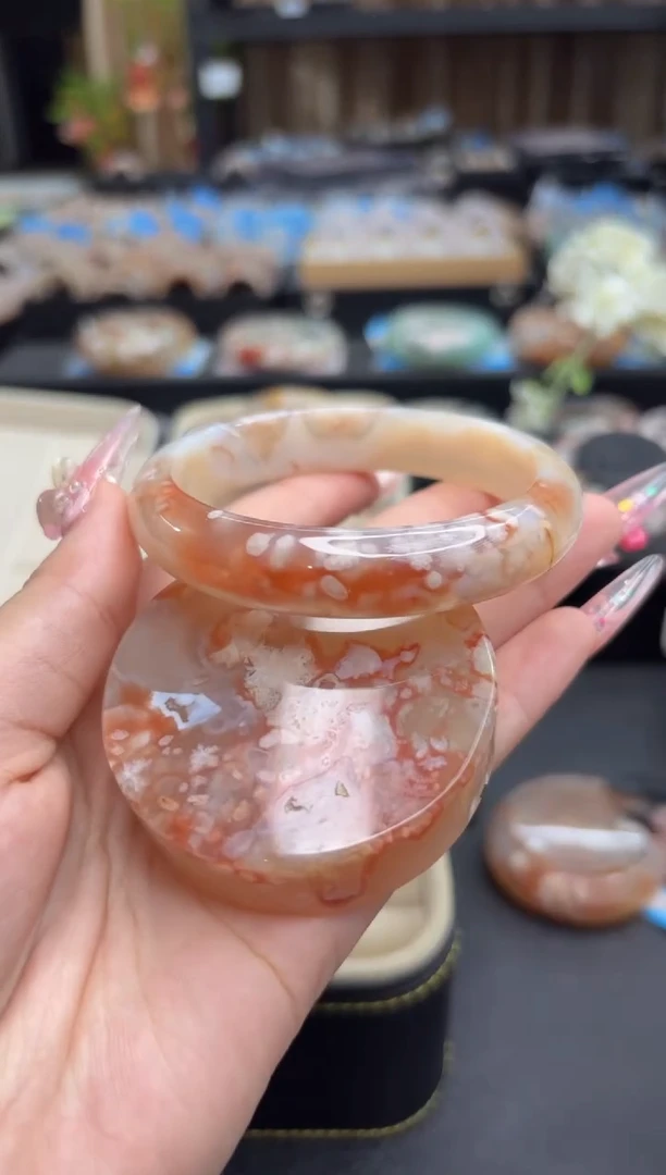 未镶嵌手镯石英质玉82(60圈赠送镯心)