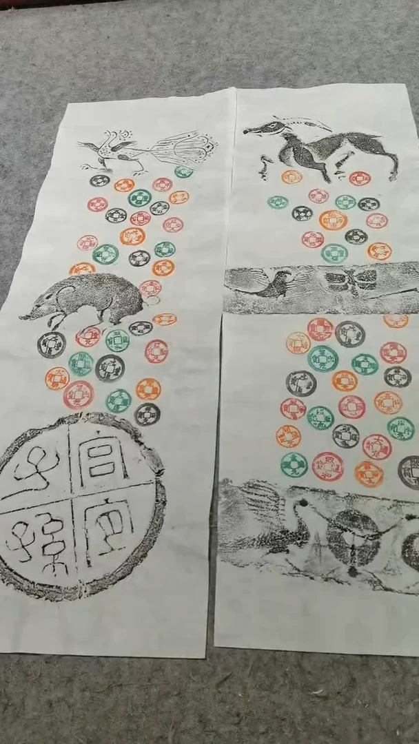 【闪购商品】昌化石印石锦灰堆一套两张