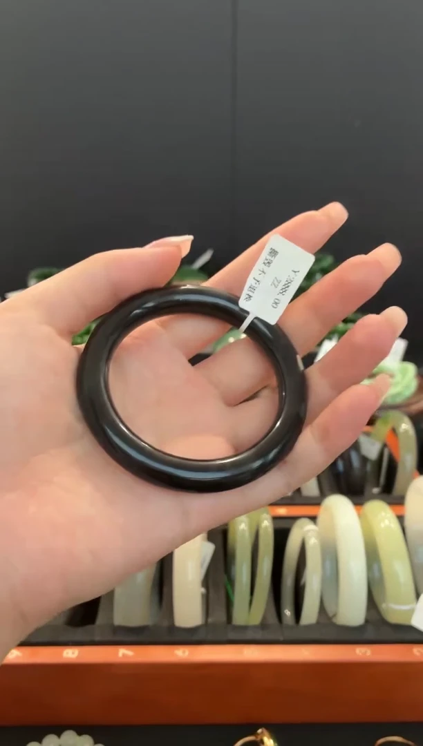 未镶嵌手串和田玉ZZ 青花手镯