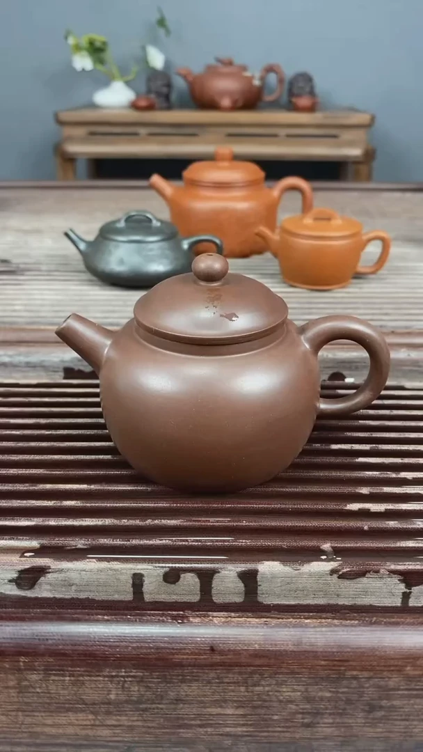 茶壶紫砂紫泥200