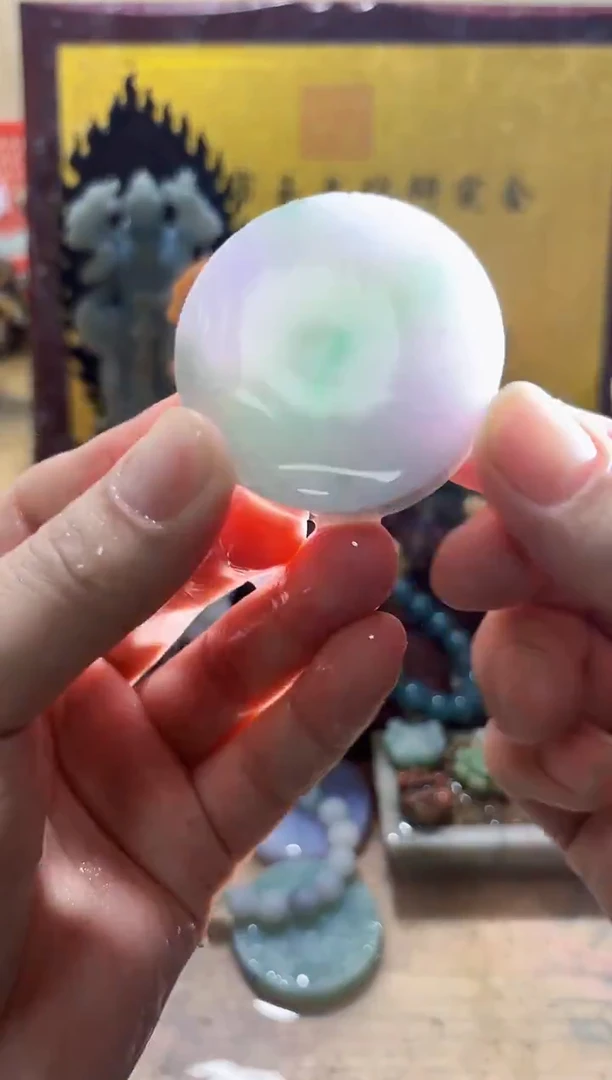 未镶嵌挂件翡翠A货常星8098