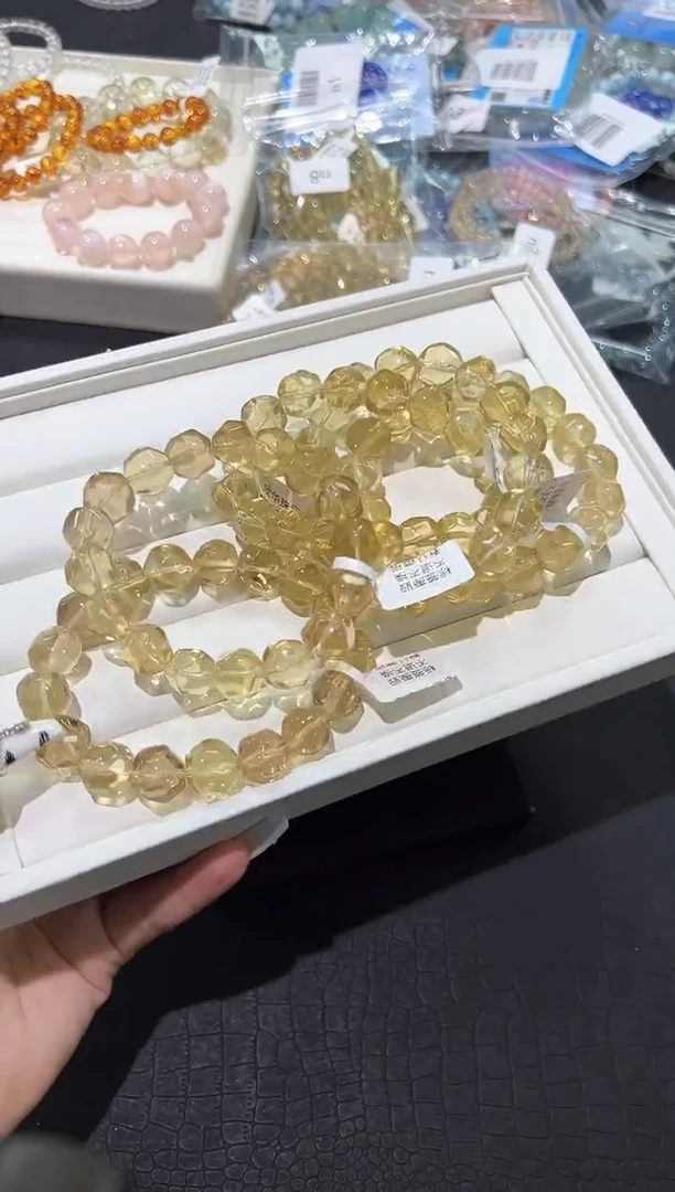 水晶手链未镶嵌10n多样性发其一【1条】默认微瑕50~60g