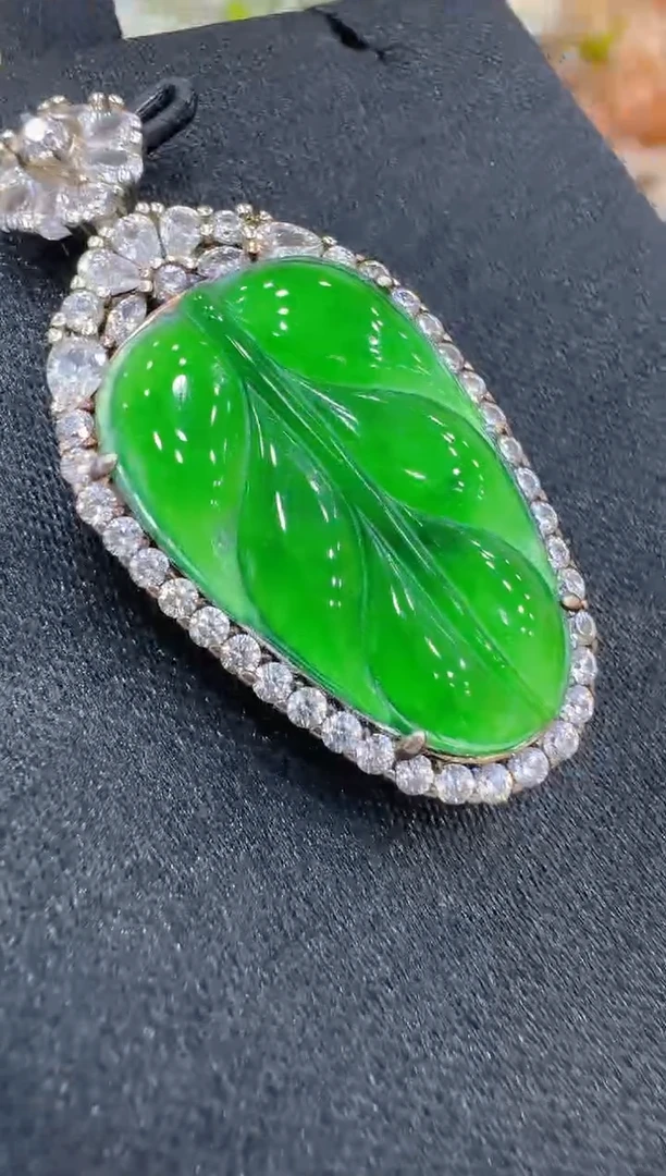 吊坠(不含链)银S925镶嵌翡翠多样性团购发货一件