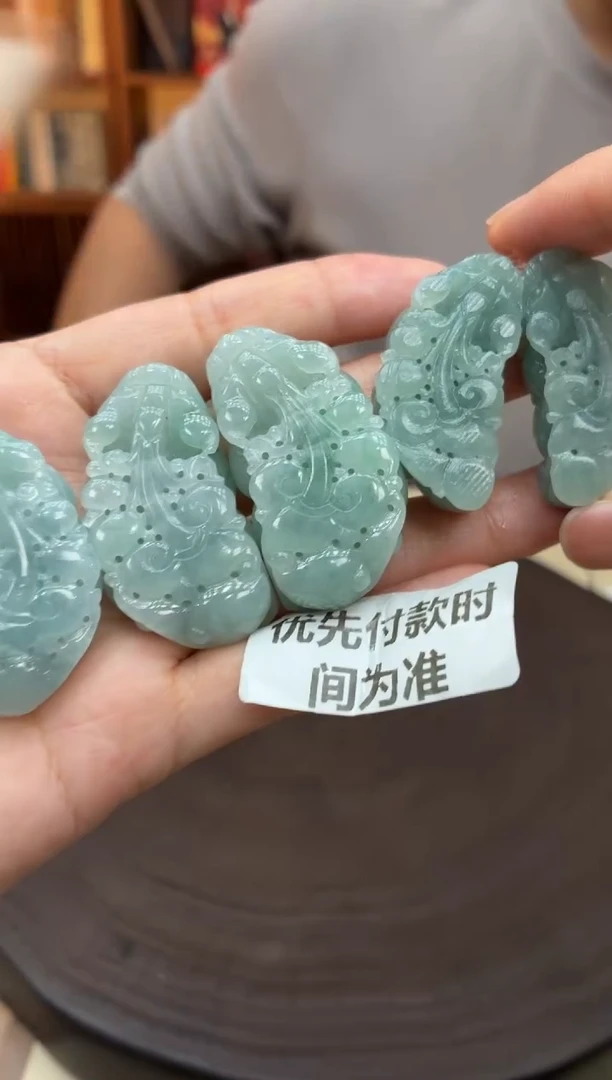 未镶嵌定制翡翠12-20HDJT019846954多样性发其一对