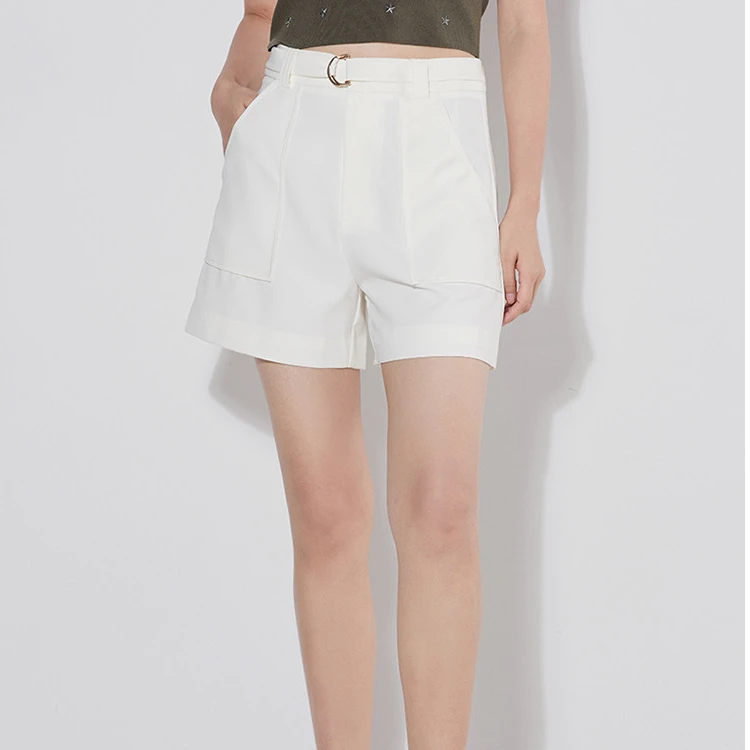 【粉丝专享】高腰小A版型短裤夏季低弹大口袋都市休闲裤M110026