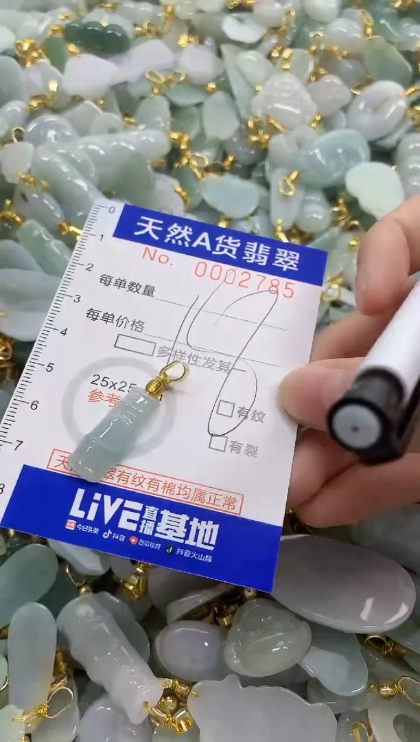 颈饰未镶嵌翡翠天然A货翡翠