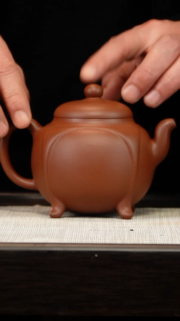 茶壶紫砂鼎盛四方