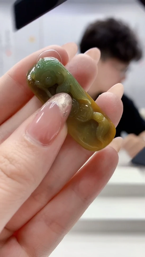 未镶嵌定制翡翠4688jw-毛货挂件36