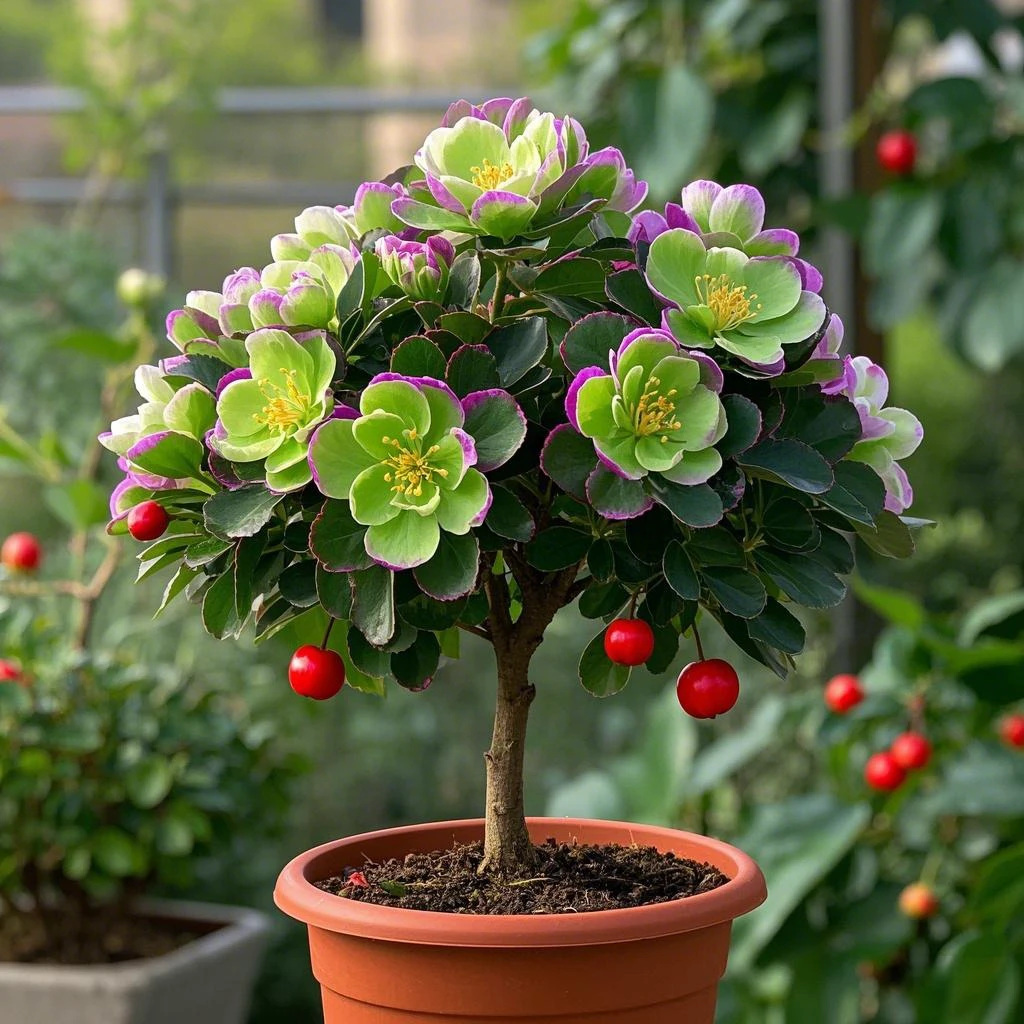 热卖爆款海棠树桩浓香型大花重瓣耐寒耐热结果花卉室内室外种植