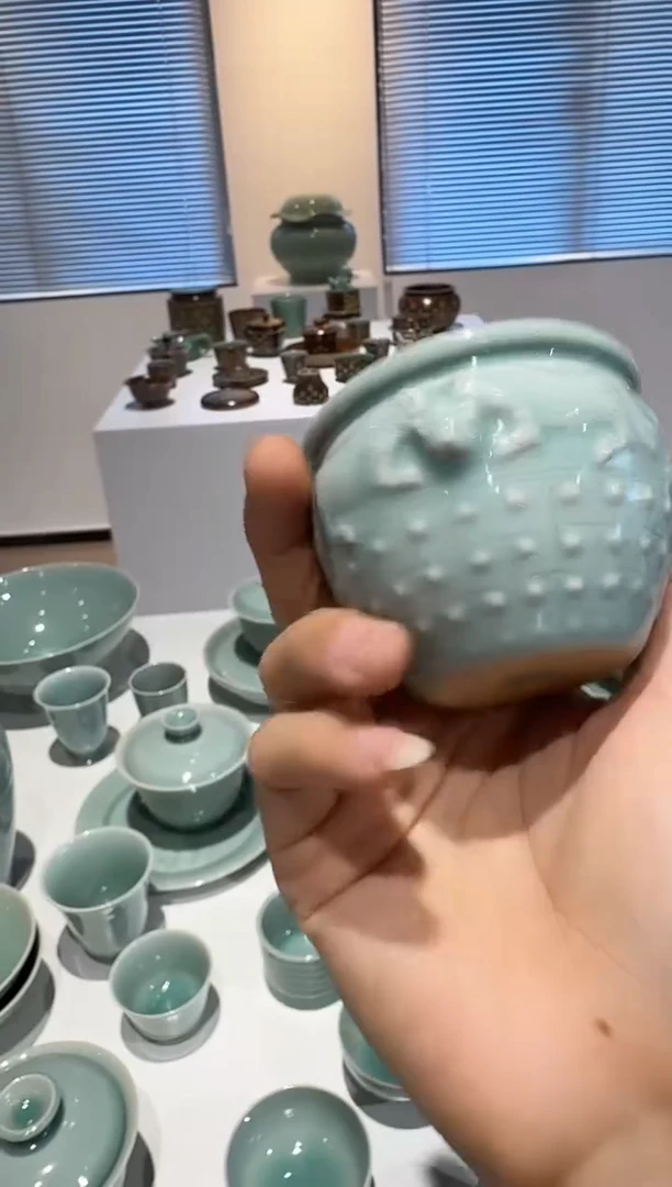 青瓷手工茶器不带礼盒包邮