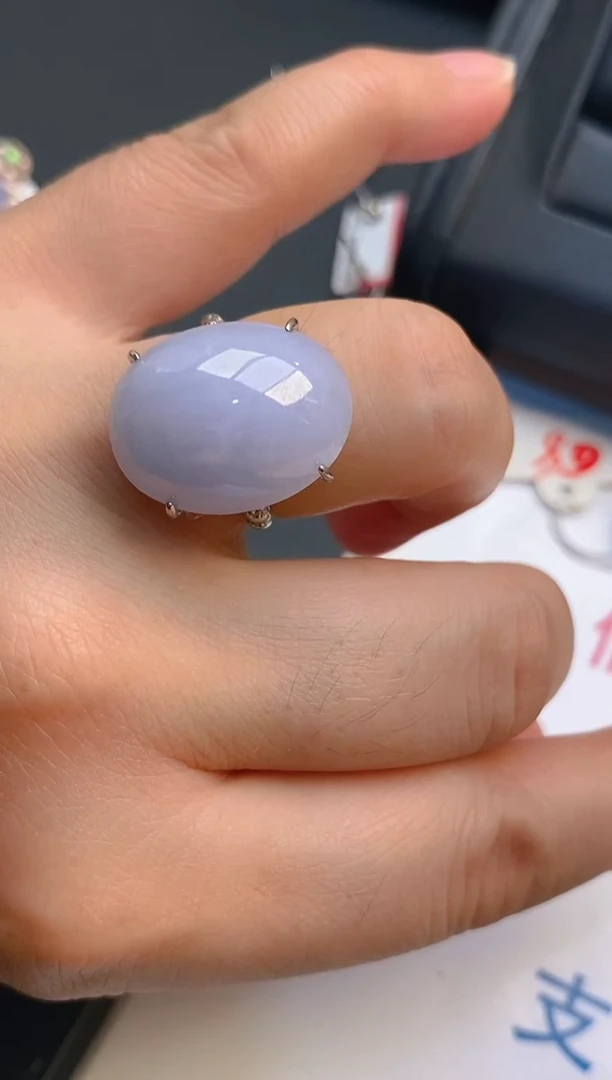 【闪购商品】翡翠耳饰银S925镶嵌天然A货翡翠1