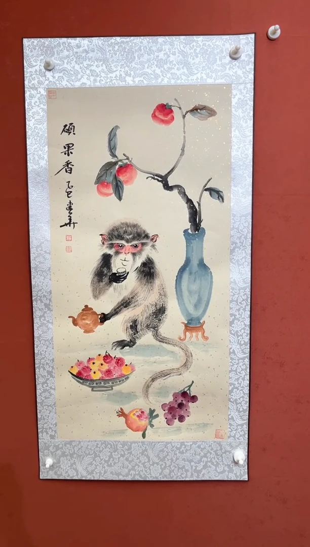 国画老师现场创作  74