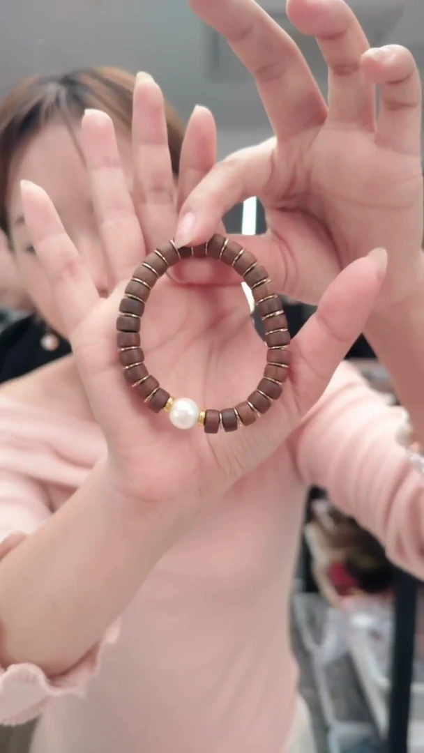 颈饰未镶嵌淡水珍珠1702单珠手串