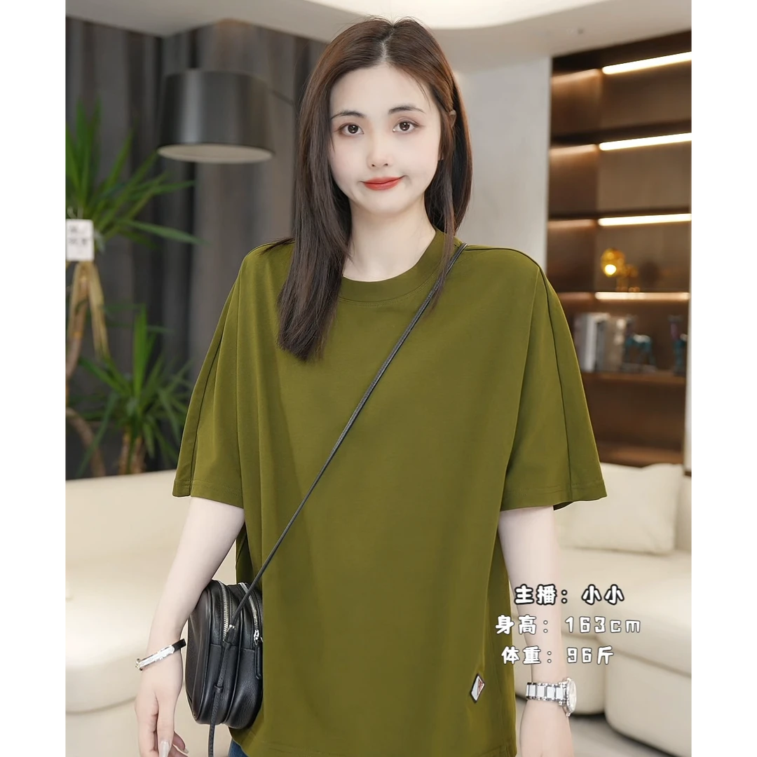 LAZYVISION百搭简约女士T恤ZMD-24460小小