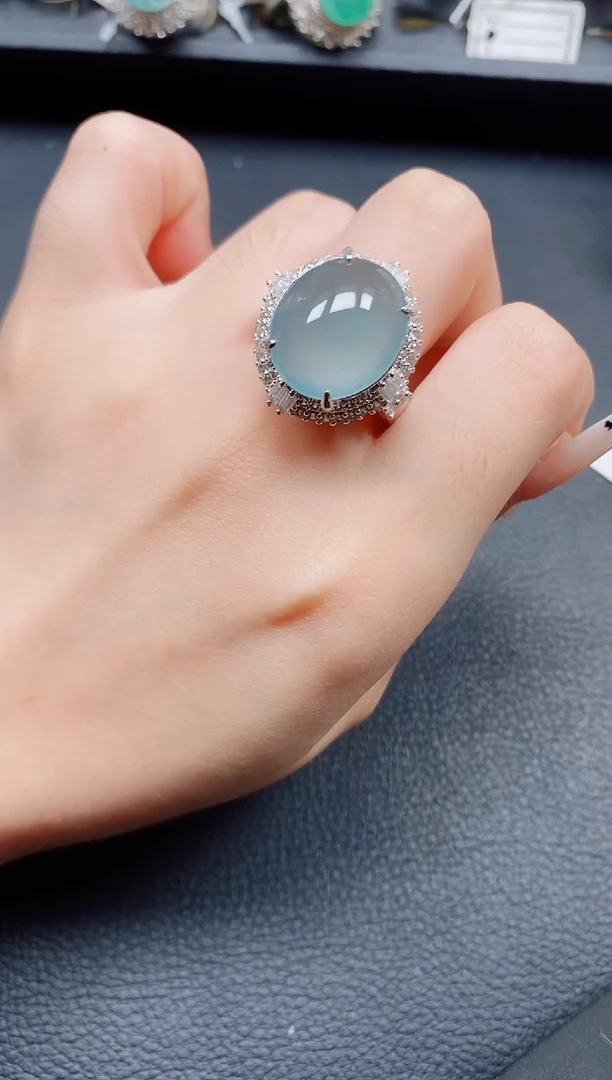 未镶嵌戒指翡翠先*翡翠