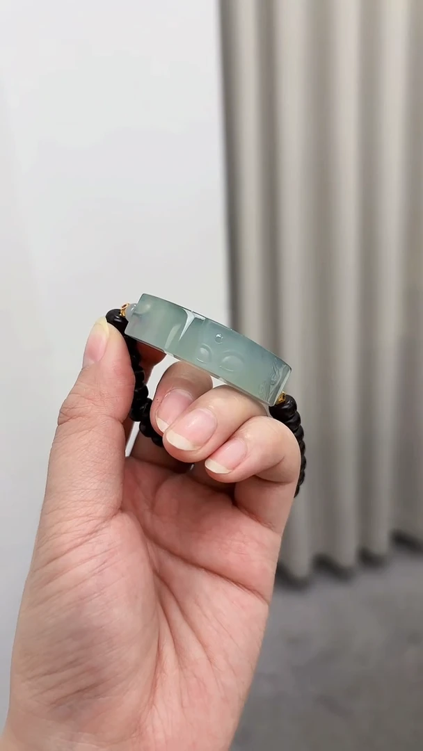 【闪购商品】翡翠手串未镶嵌翡翠佛像手牌多人不退不换