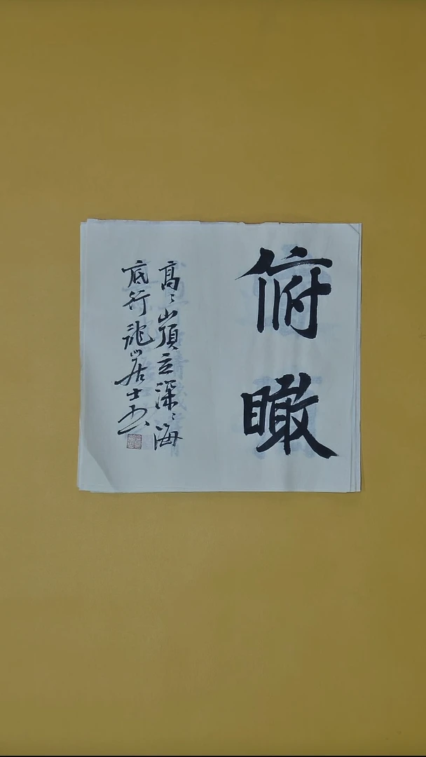 书法王立新老师四尺横幅