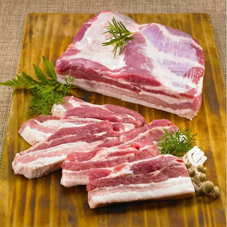 JM【买六送四】到手10斤 带皮五花肉 农家放养土猪京东顺丰发货